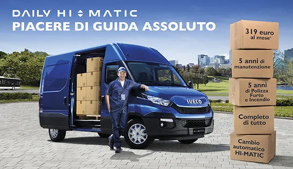 Daily Hi-Matic. Tuo a 319 euro al mese!