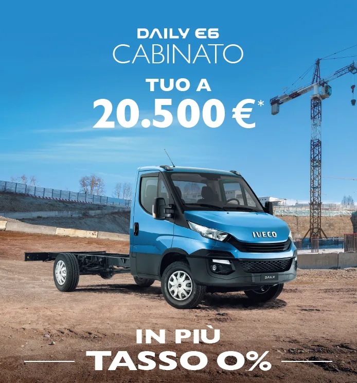 Daily E6 Furgone tuo a 20.900 €* a tasso 0!