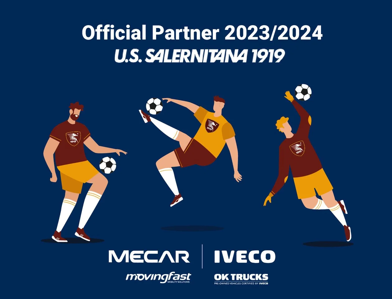 Mecar – Official Partner dell’U.S. Salernitana 1919 per la stagione calcistica 2023/2024